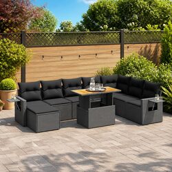 9-Piece Modular Garden Sofa Set: Specs and Details
