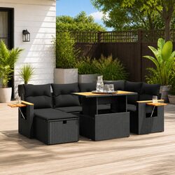Specifications of 7 Piece Garden Sofa Set with Cushions