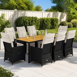 9-Piece Garden Dining Set: Specifications and Features