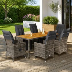 7-Piece Grey Garden Bistro Set Specifications