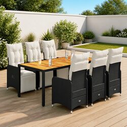 Specifications of 7 Piece Garden Bistro Set Outdoor Furniture