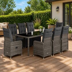 Specifications of 9 Piece Outdoor Furniture Set
