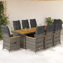 9 Piece Outdoor Bistro Set - Specifications and Features