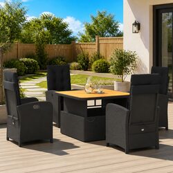 5 Piece Garden Dining Set - Specifications and Features