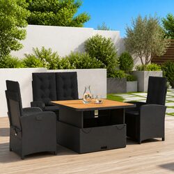 4 Piece Garden Dining Set: Specs & Features Overview