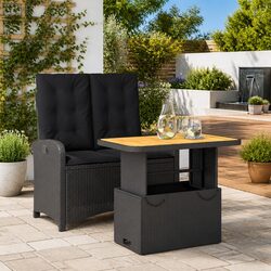 2 Piece Adjustable Backrest Garden Dining Set Specifications