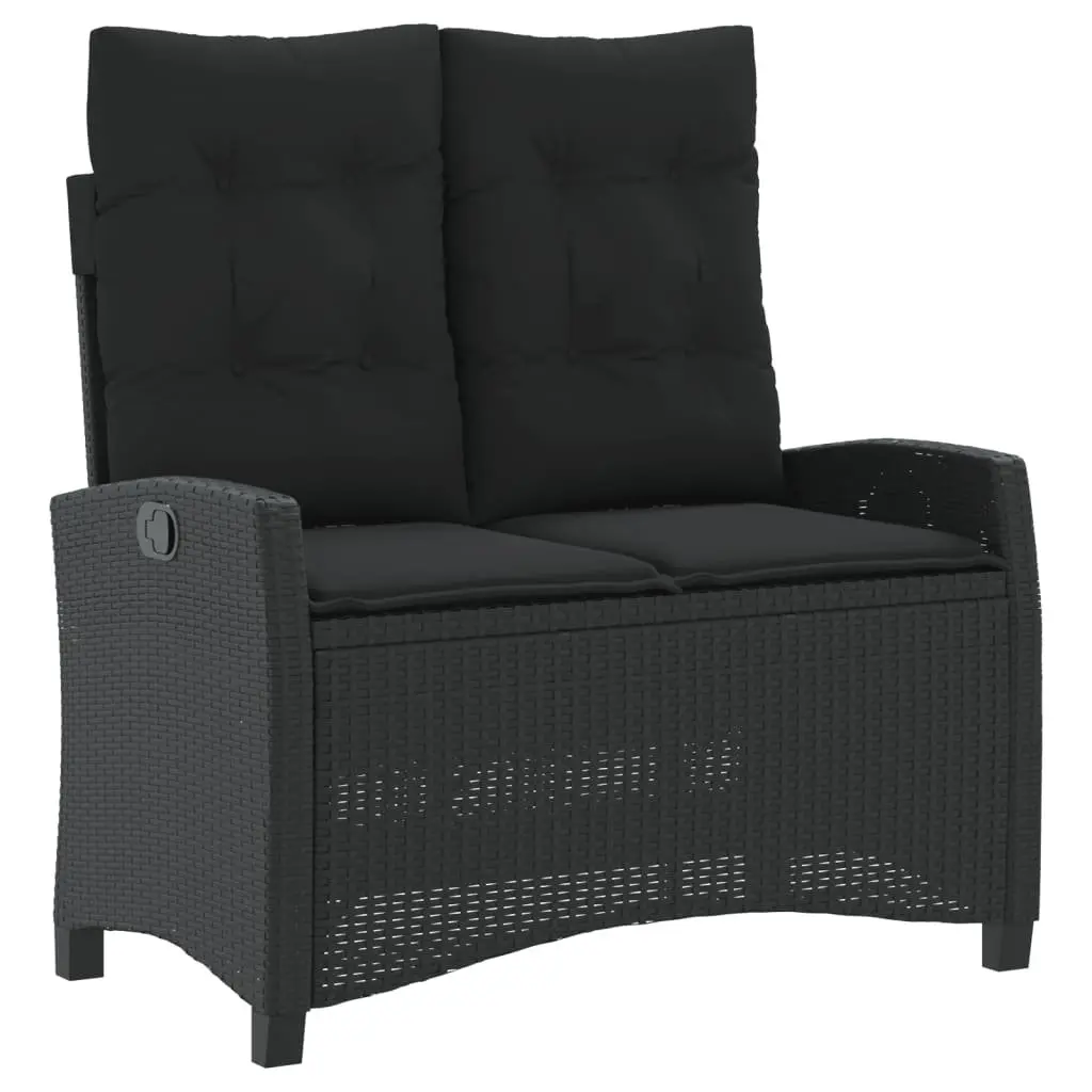 4 Piece Black Garden Dining Set
