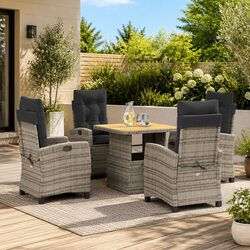 Specifications of the 5-Piece Garden Dining Set