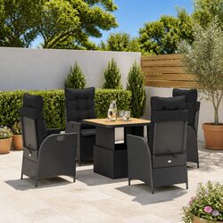 5 Piece Garden Dining Set: Specifications and Features