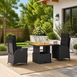 3-Piece Outdoor Dining Set: Specifications and Features