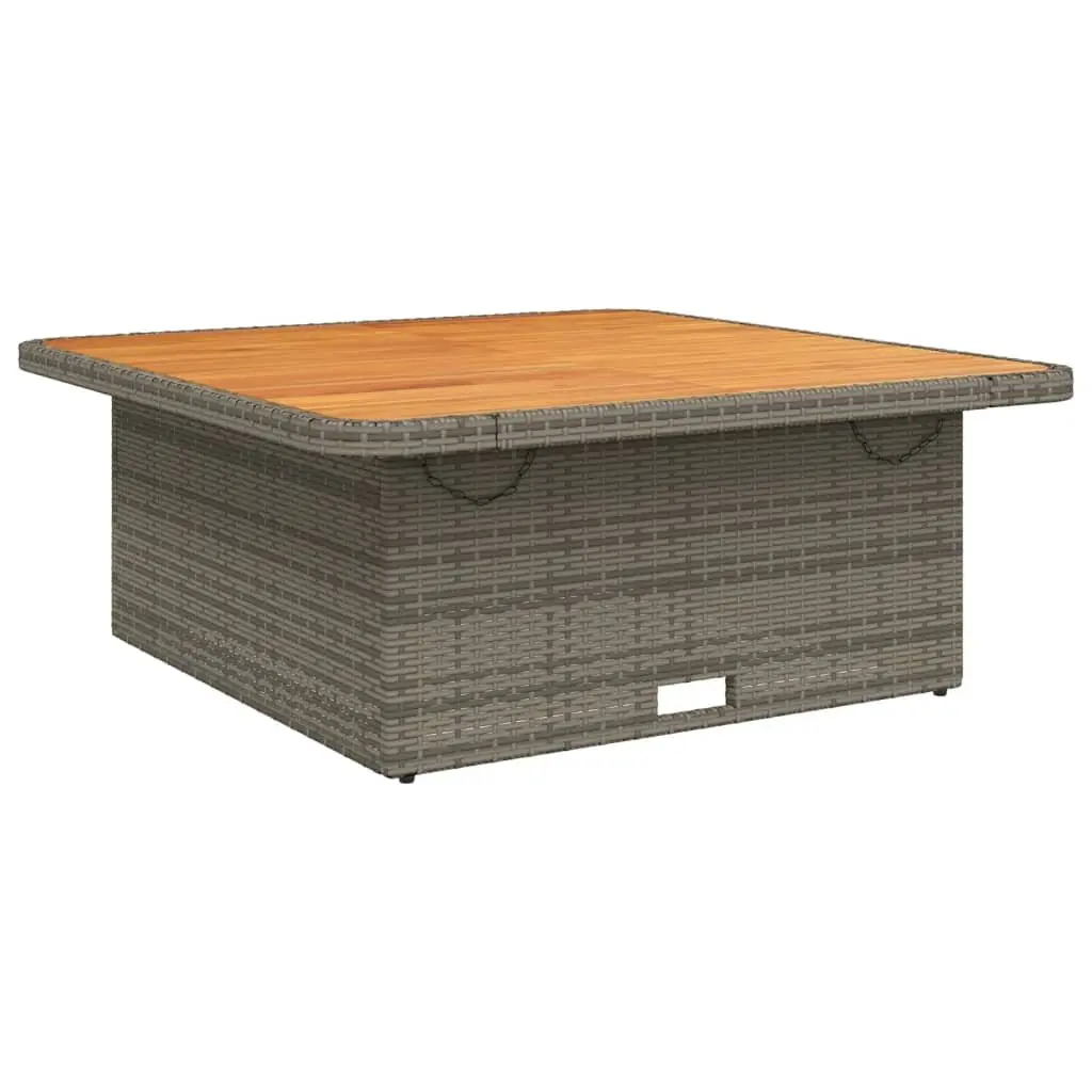 5-Piece Garden Dining Set, Grey Cushions