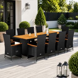 11 Piece Garden Dining Set Specifications and Features