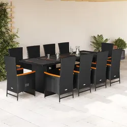 Specifications of 11 Piece Outdoor Dining Set with Cushions