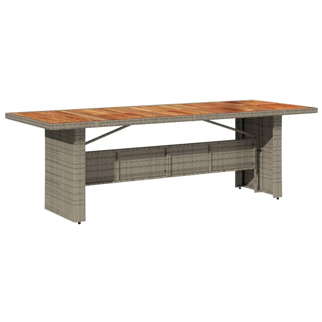 Garden Dining Set 11 Piece Outdoor Furniture Patio Table Chairs Grey
