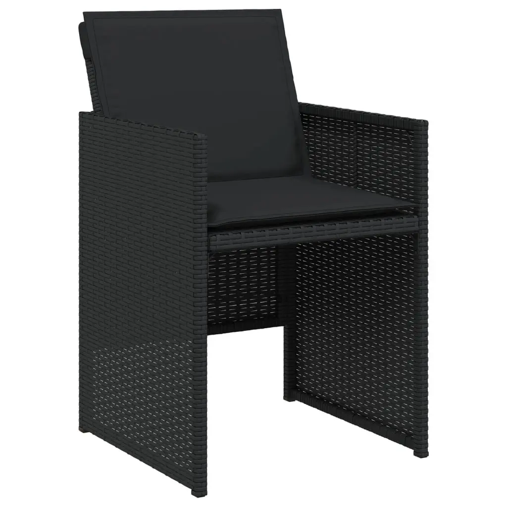 11-Piece Black Garden Dining Set