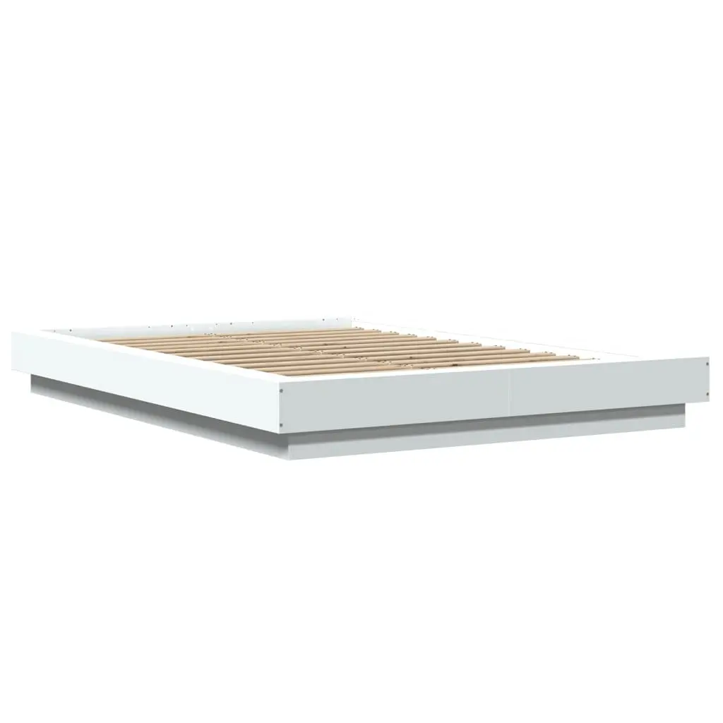 Bed Frame Bedroom 135x190 cm with RGB LED Lights