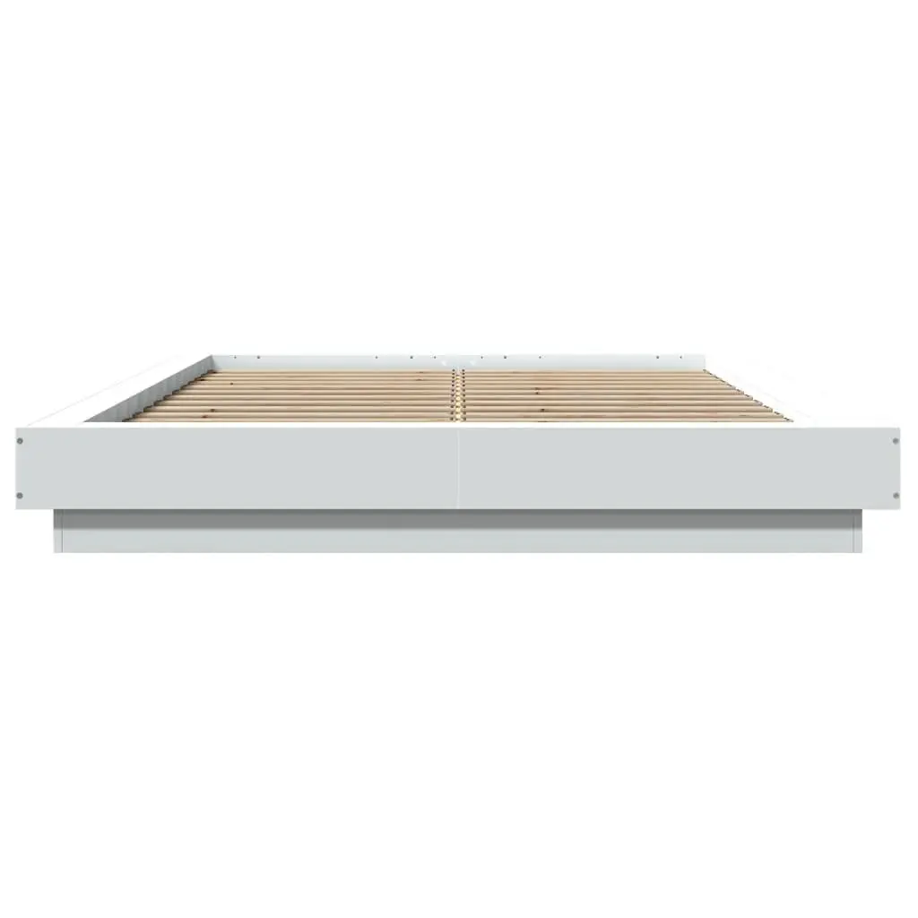 Bed Frame Bedroom 135x190 cm with RGB LED Lights