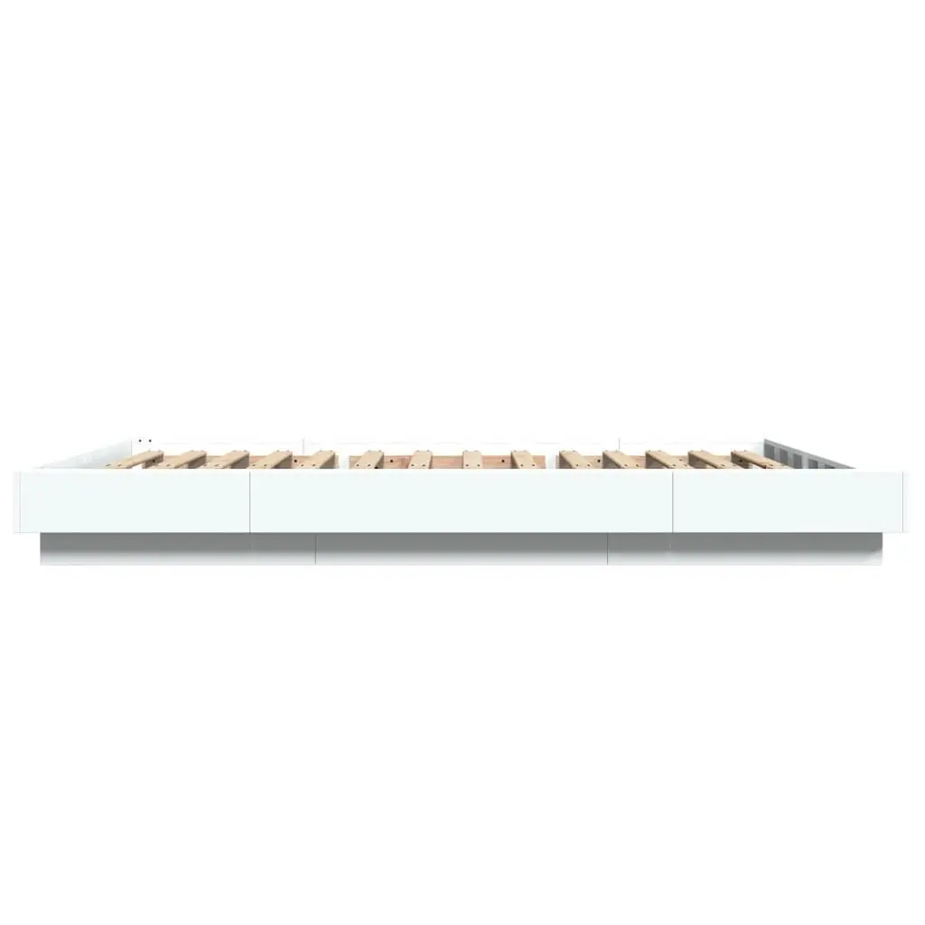 Bed Frame Bedroom 135x190 cm with RGB LED Lights
