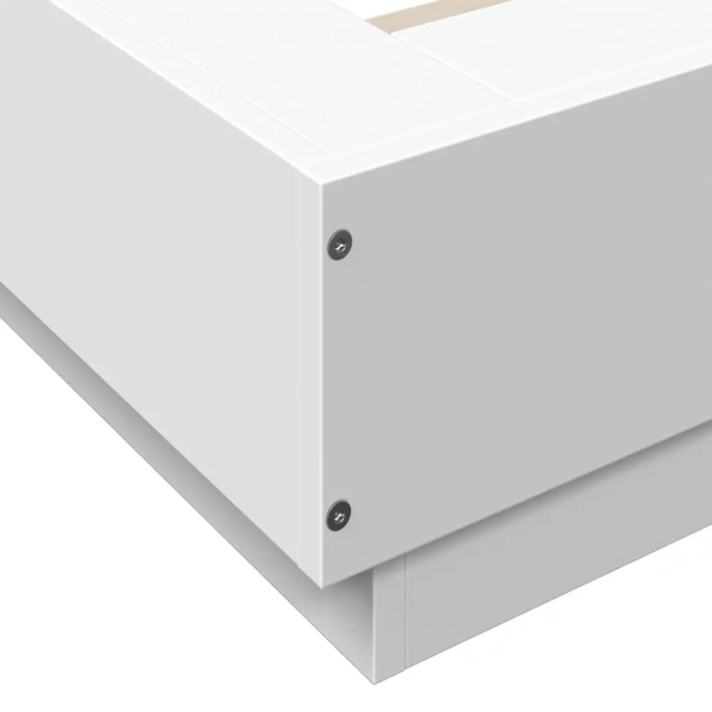 White Bed Frame 150x200 cm