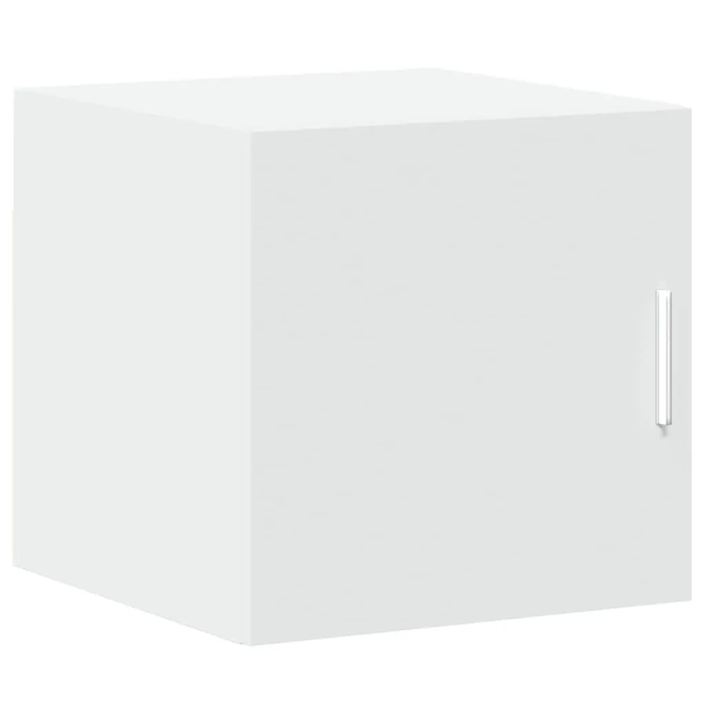 Slim Storage Cabinet White Engineered Wood Tall Bathroom Bedroom 40x42.5x225cm