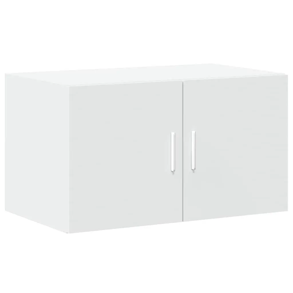 Storage Cabinet White 70x42.5x225 cm Engineered Wood Tall Cupboard Unit