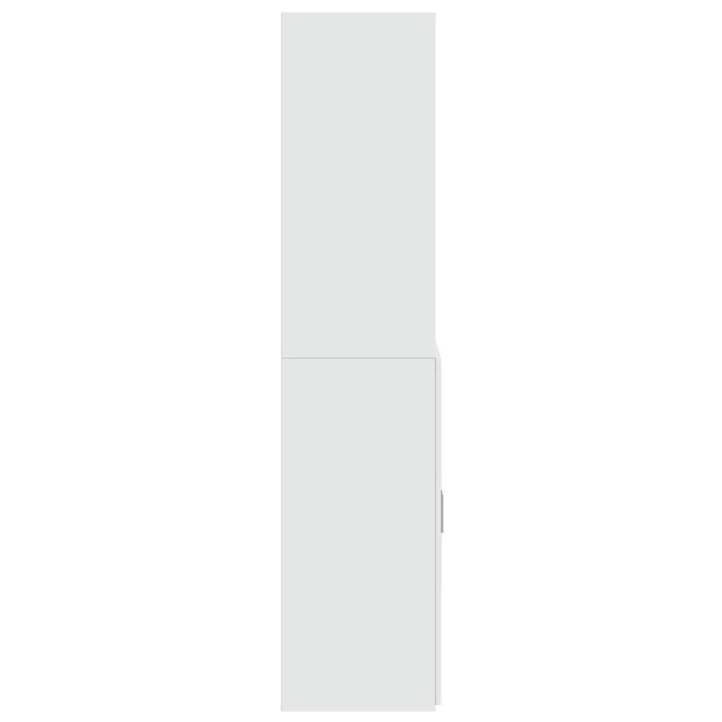 Highboard White 80x42.5x185cm Storage Unit