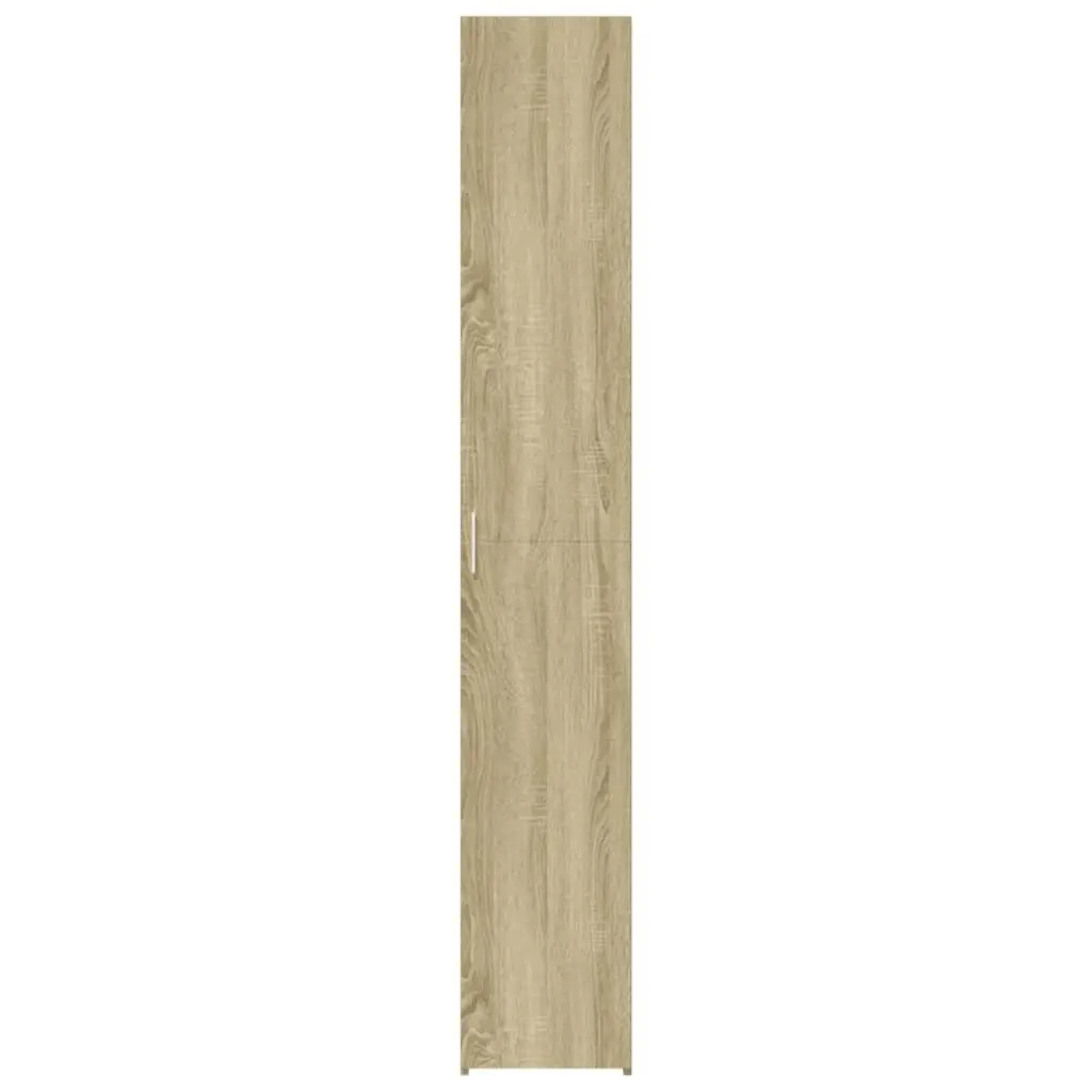 Highboard Storage Cabinet Brown Engineered Wood Sideboard Bedroom Living Room