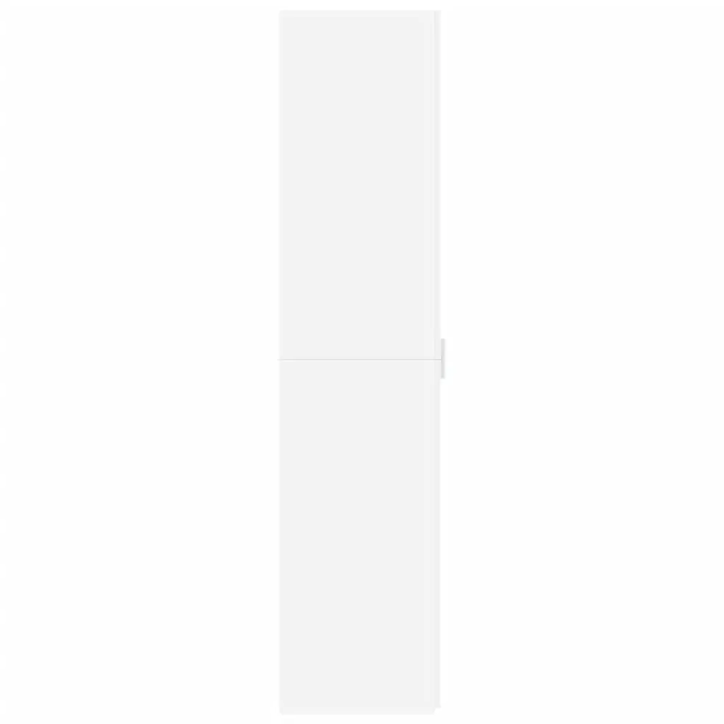 Highboard Storage Cabinet for Bedroom Living Room 40 x 42.5 x 185 cm Engineered Wood White