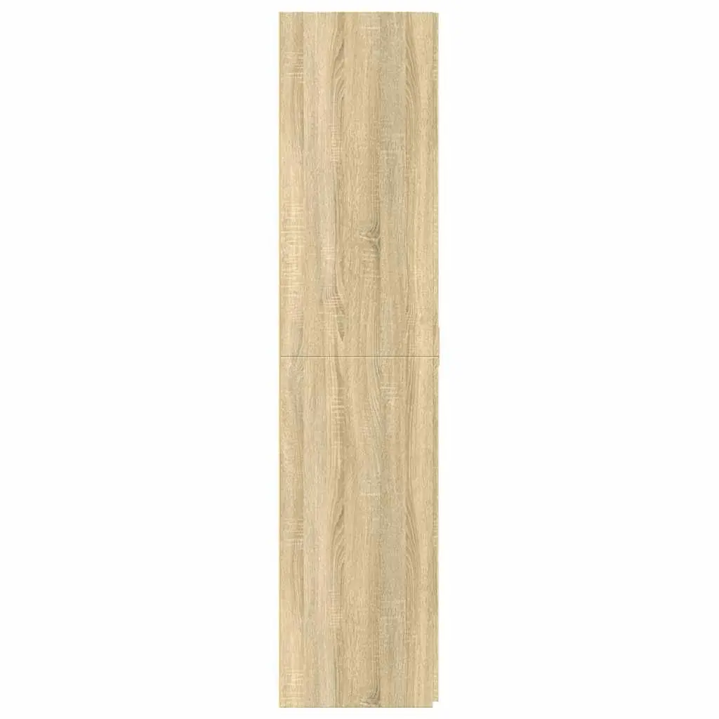 Highboard Storage Cabinet for Bedroom Living Room Brown Engineered Wood 70 x 42.5 x 185 cm
