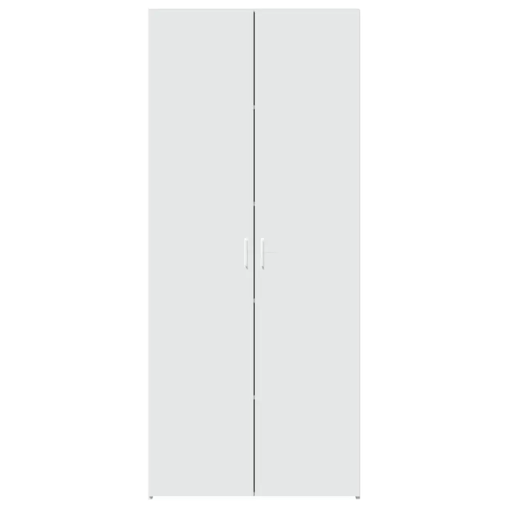 Highboard Storage Cabinet for Bedroom Living Room White Engineered Wood