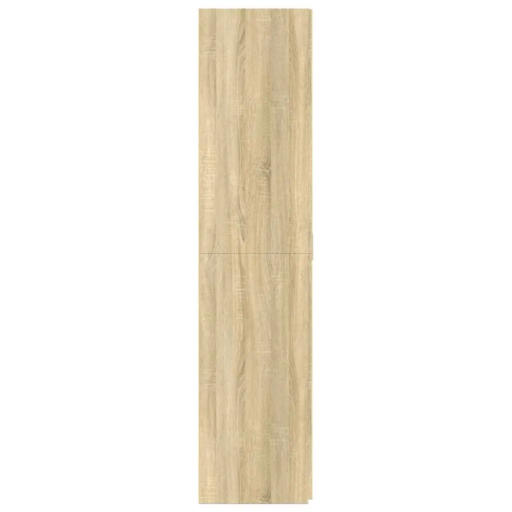 Highboard Storage Cabinet Brown Engineered Wood Living Room Bedroom 80 x 42.5 x 185 cm