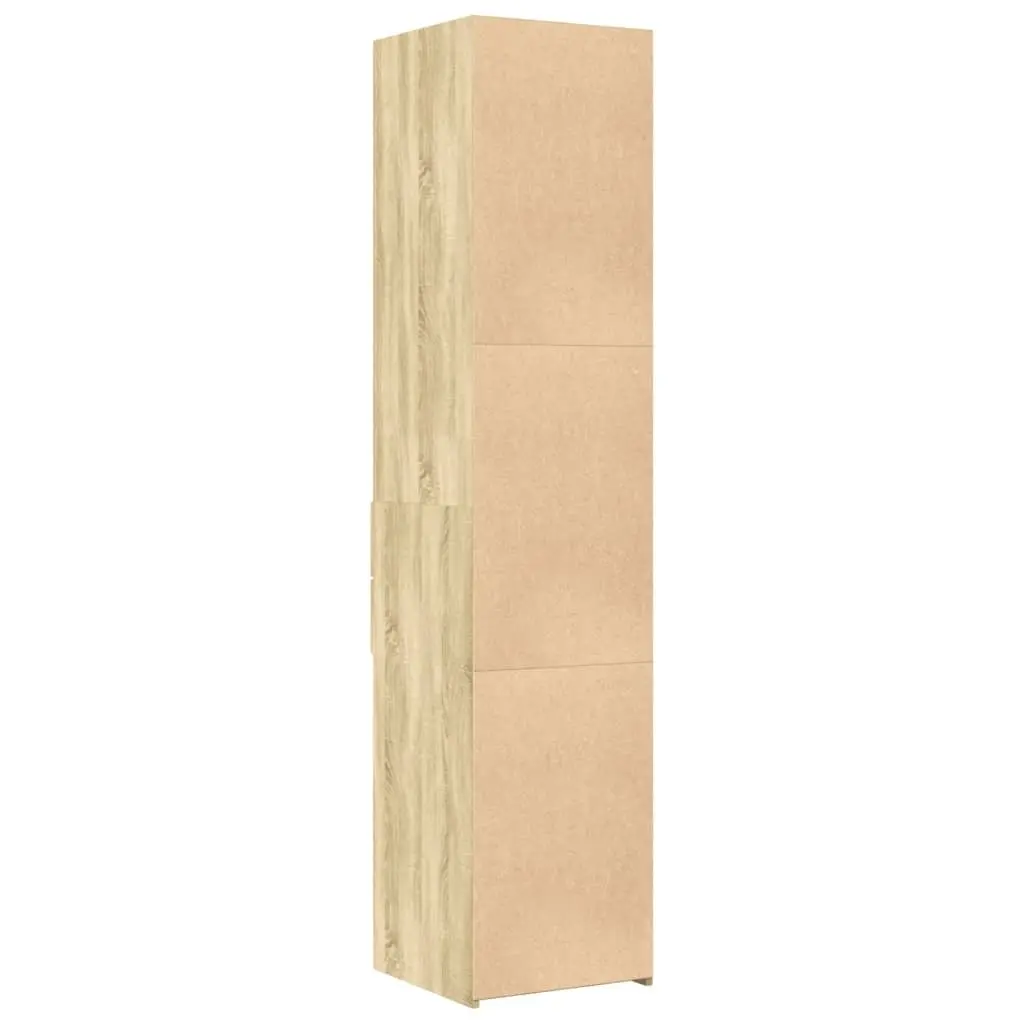 Highboard Storage Cabinet Engineered Wood for Home 40x42.5x185cm