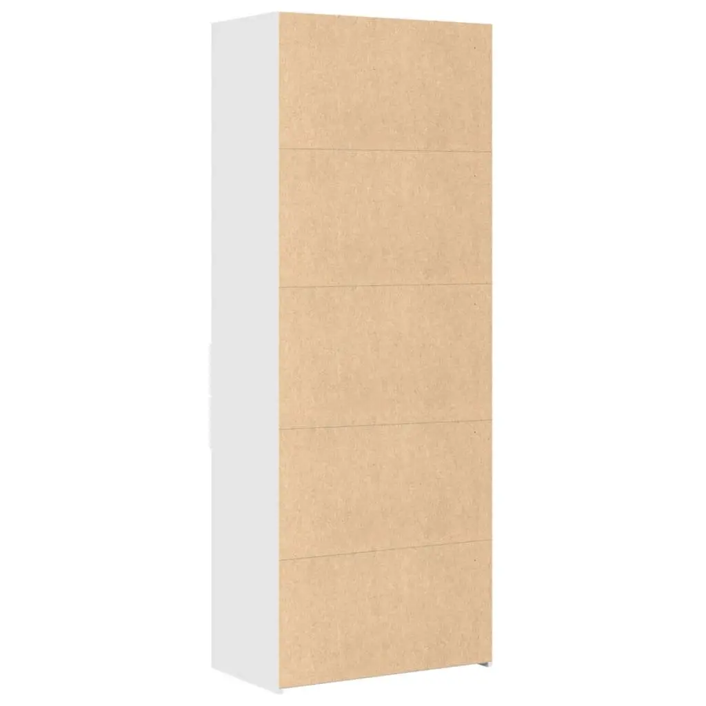 Highboard Storage Cabinet for Home 70x42.5x185 cm White Engineered Wood