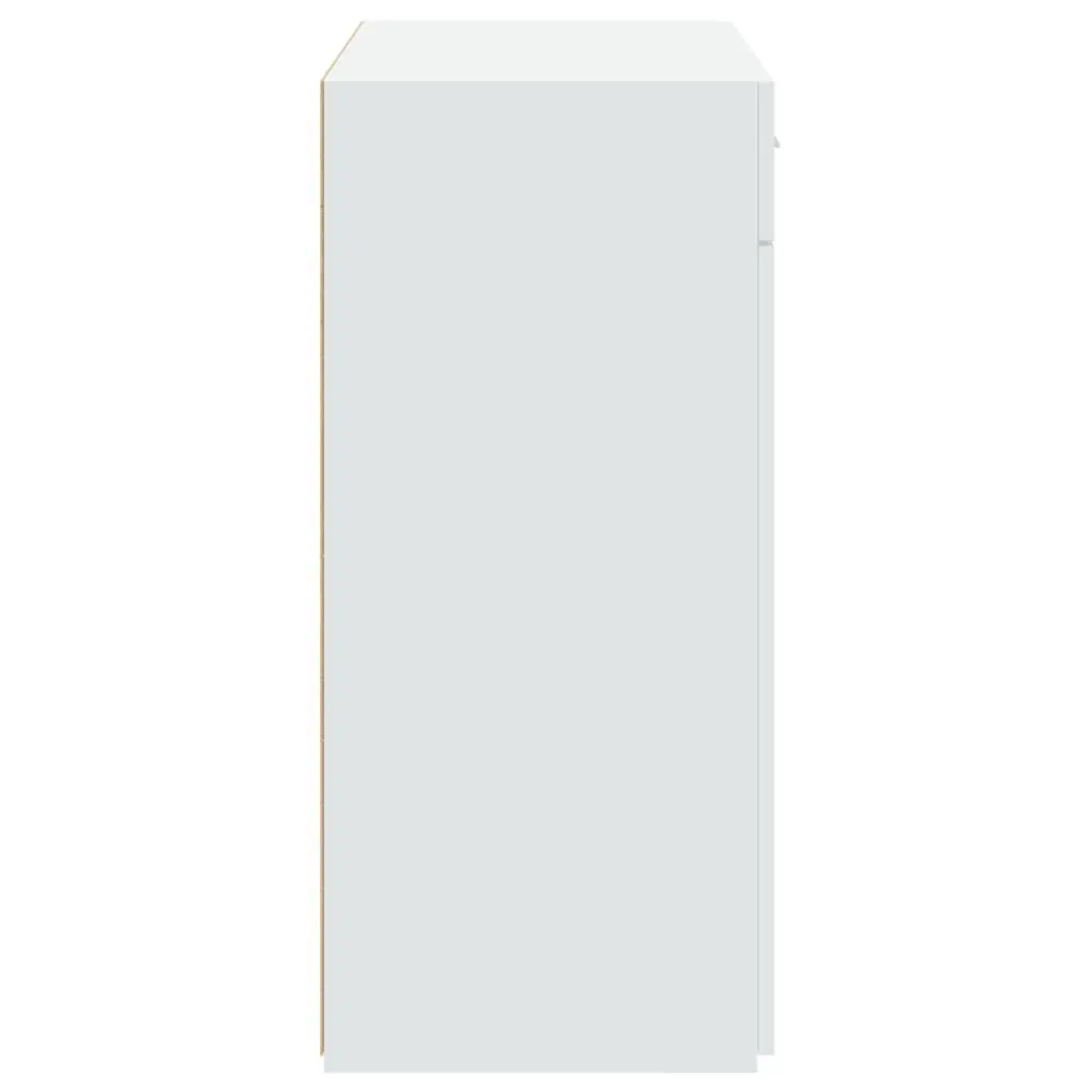 White Sideboard Cabinet for Home 80x42.5x93cm