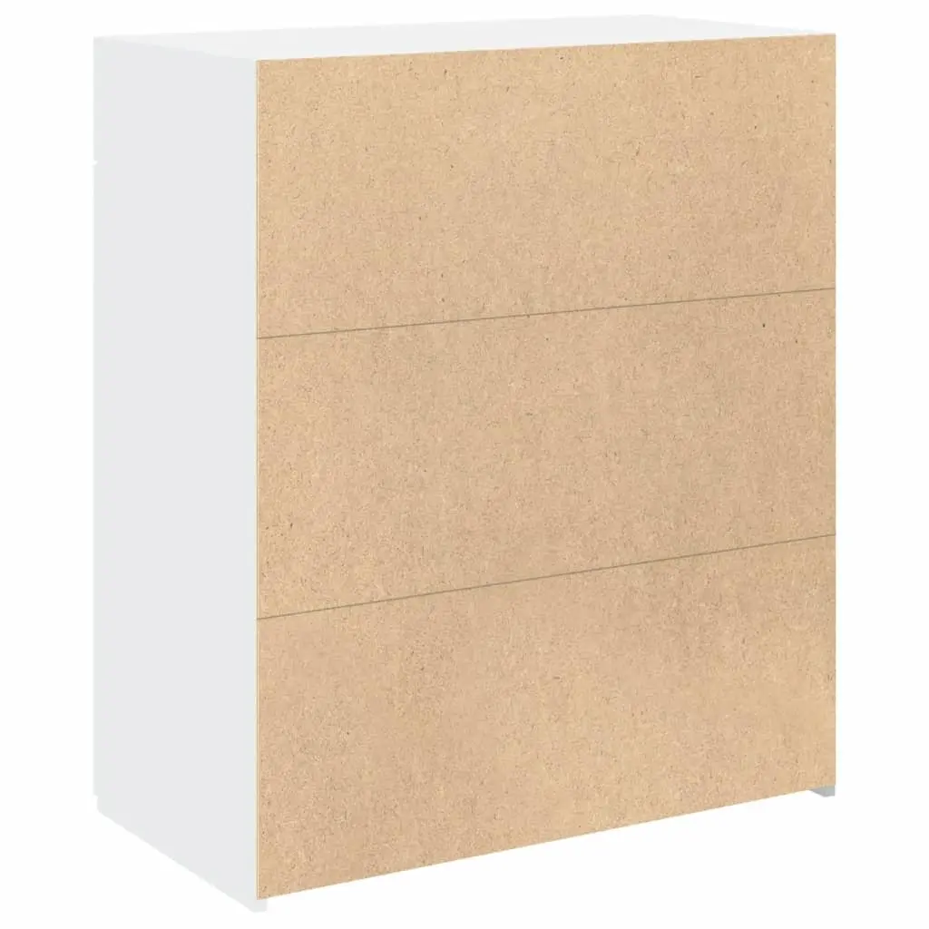 White Sideboard Cabinet for Home 80x42.5x93cm
