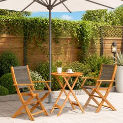 3 Piece Grey Bistro Set Specifications: Quality Design