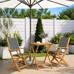Specifications of 3-Piece Anthracite Bistro Set