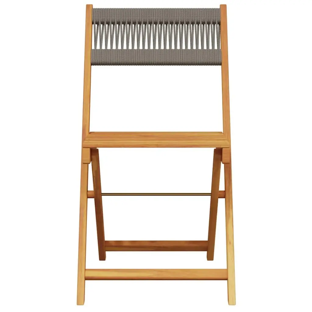 3 Piece Bistro Set with Solid Wood