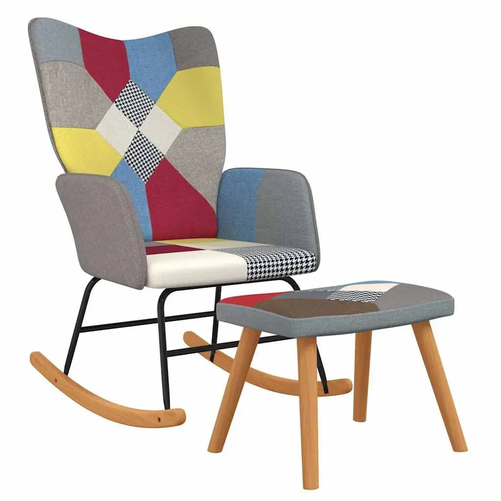 Rocking Chair with Stool Set