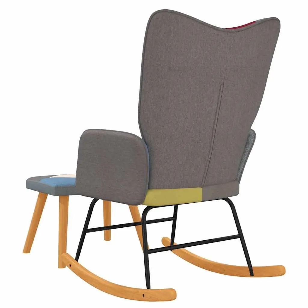 Rocking Chair with Stool Set
