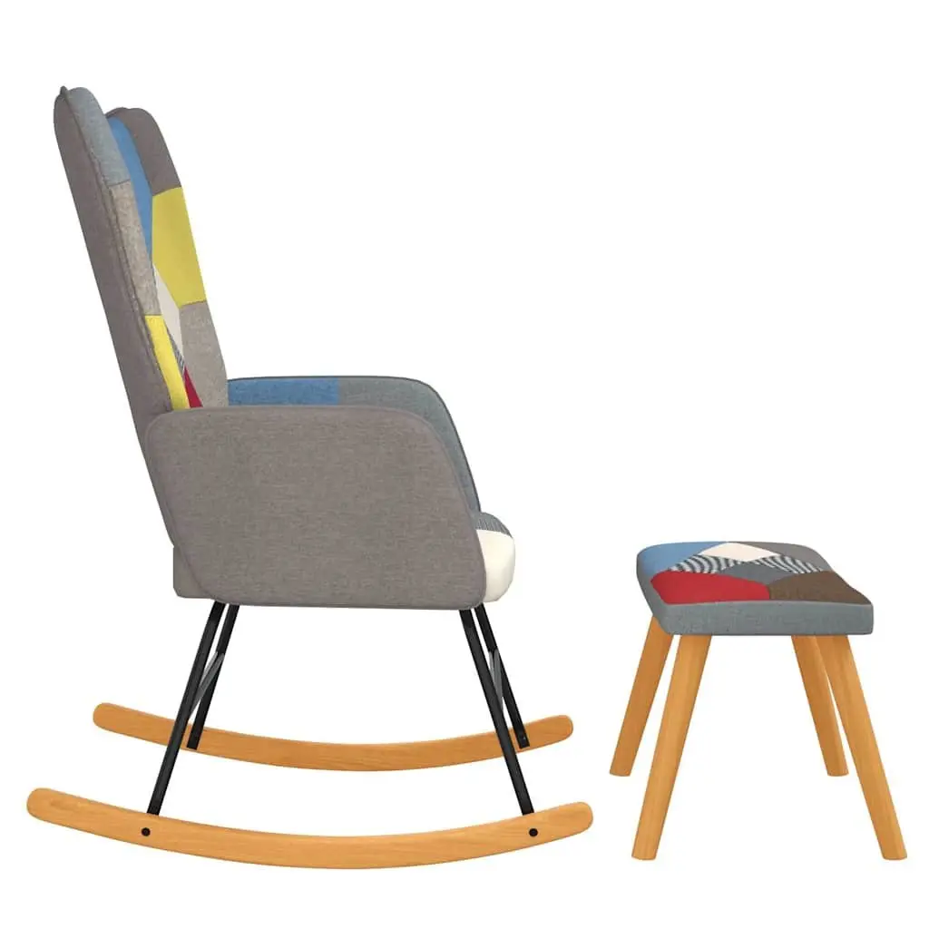 Rocking Chair with Stool Set