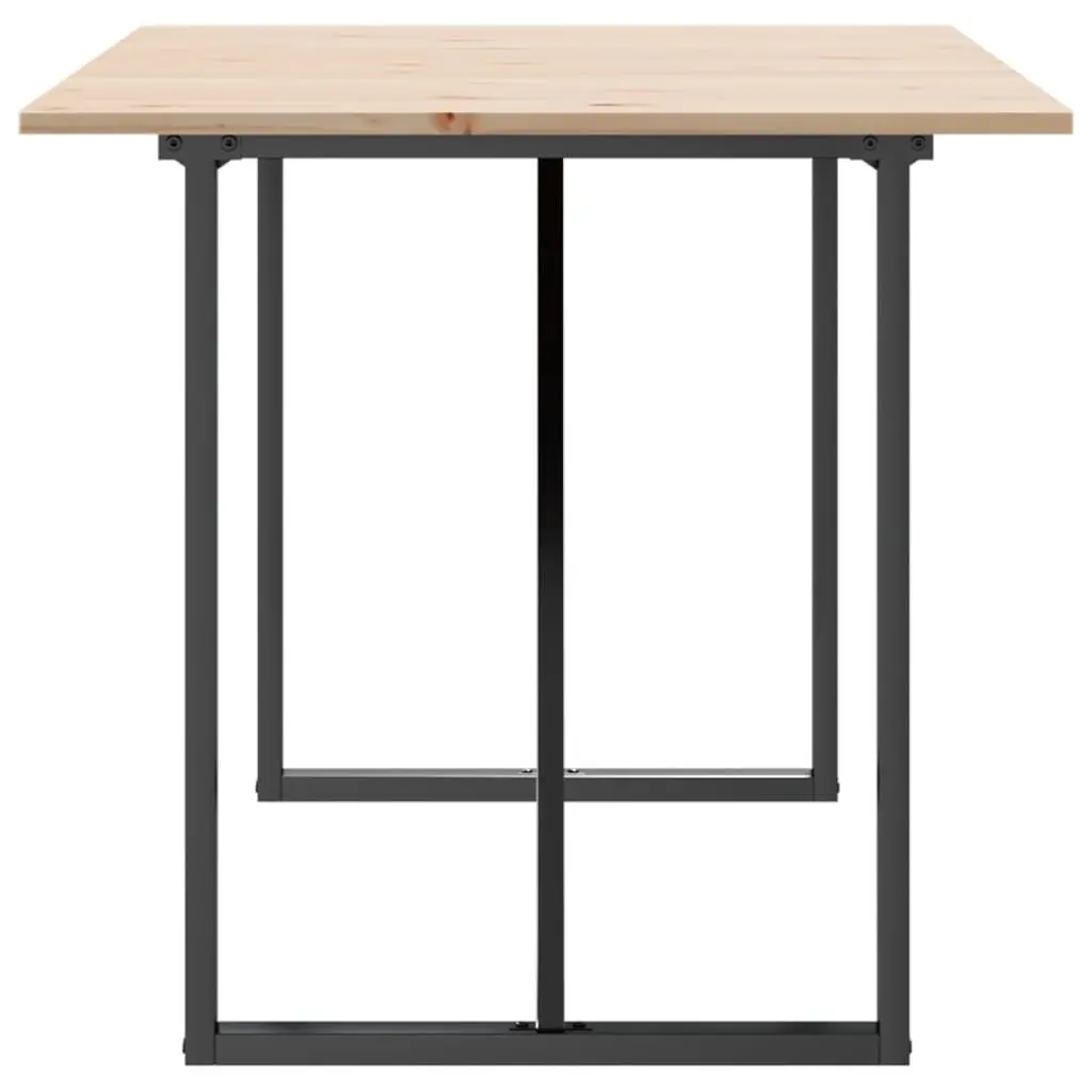 Brown Solid Pine Dining Table 160x80
