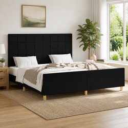 Specifications of Queen Bed Frame 152x203 cm in Black