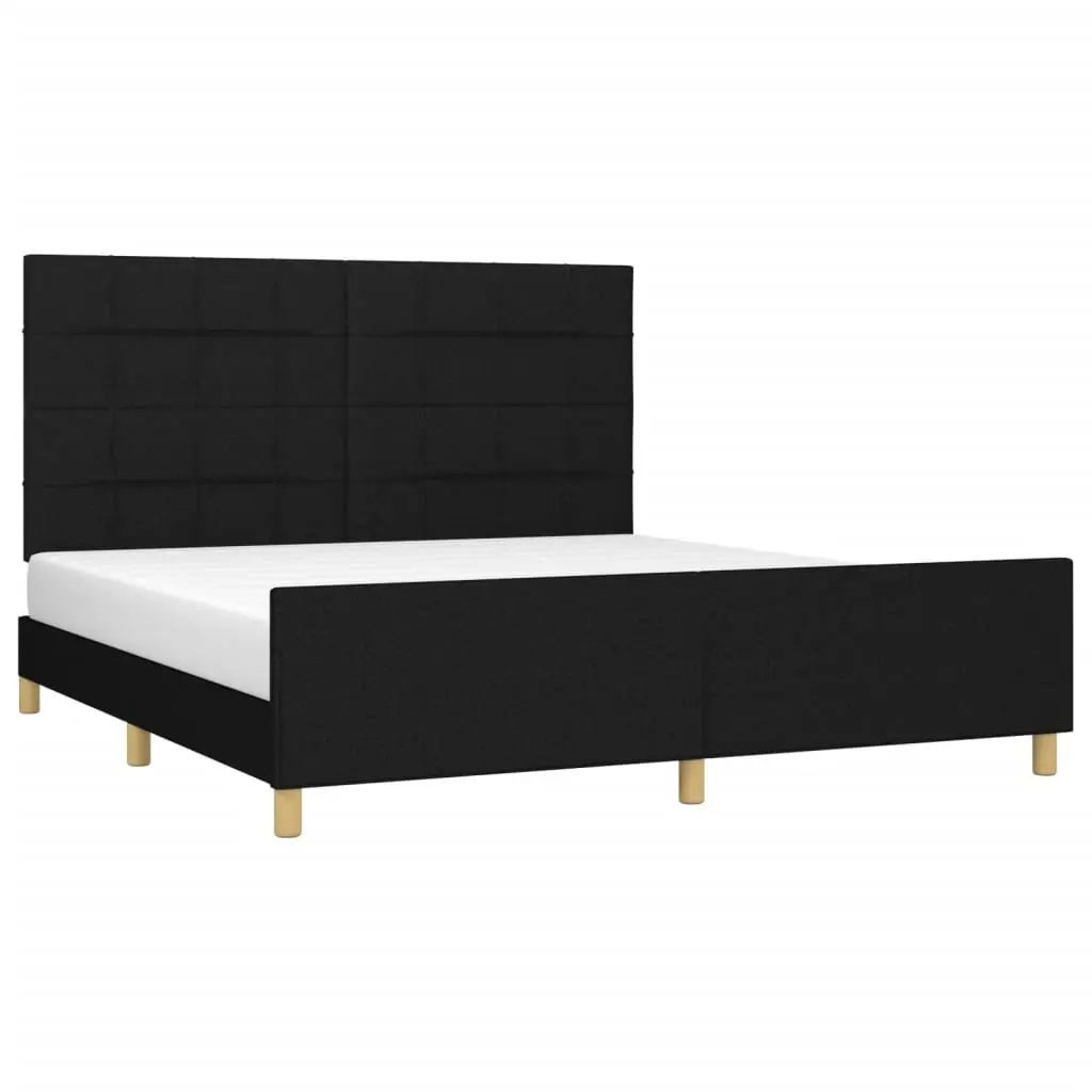 Queen Bed Frame 152x203 cm in Black