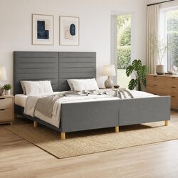 Queen Bed Frame Dimensions: 152 x 203 cm, Adjustable Headboard