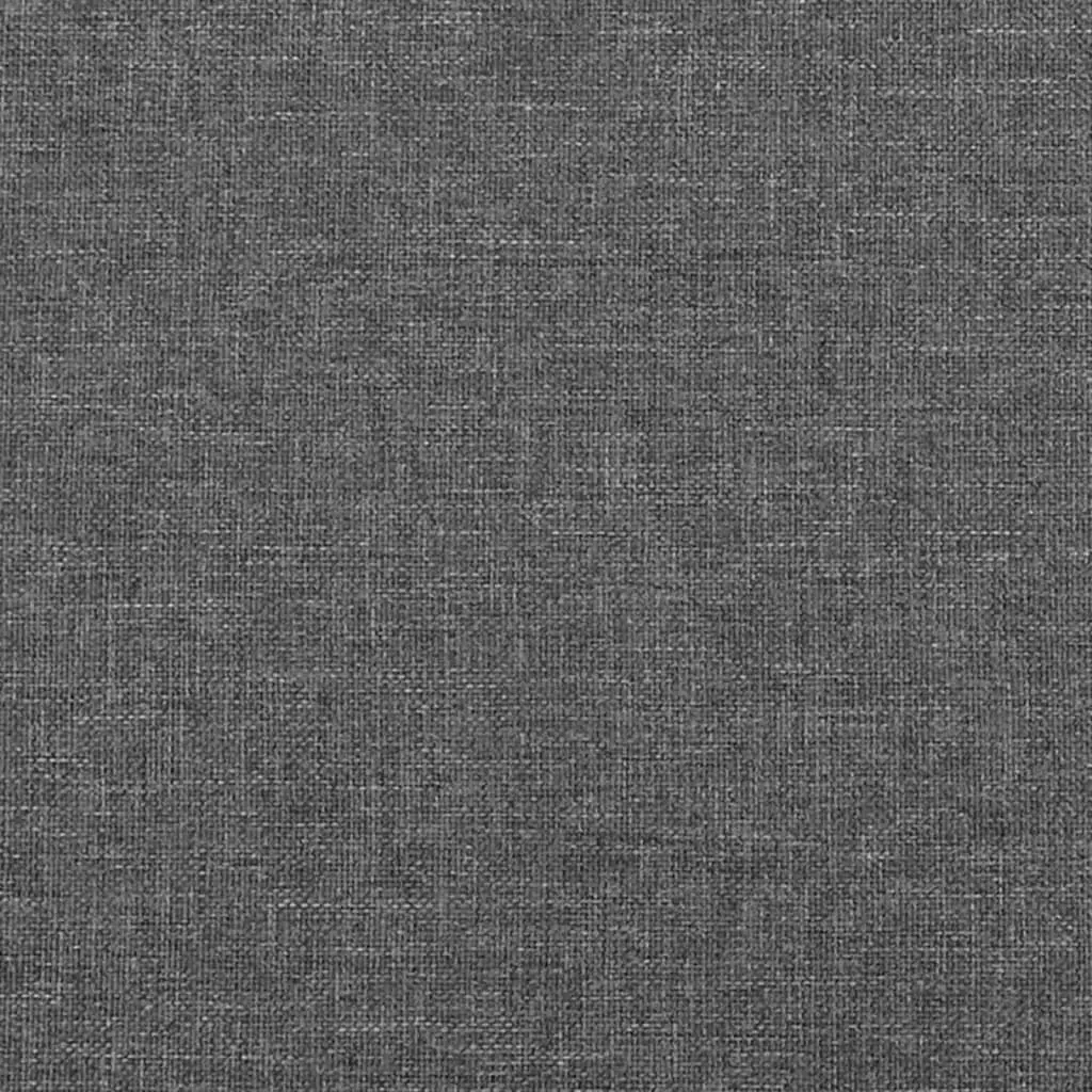 Box Spring Bed with Pocket Spring Mattress for Bedroom Queen Size Dark Grey