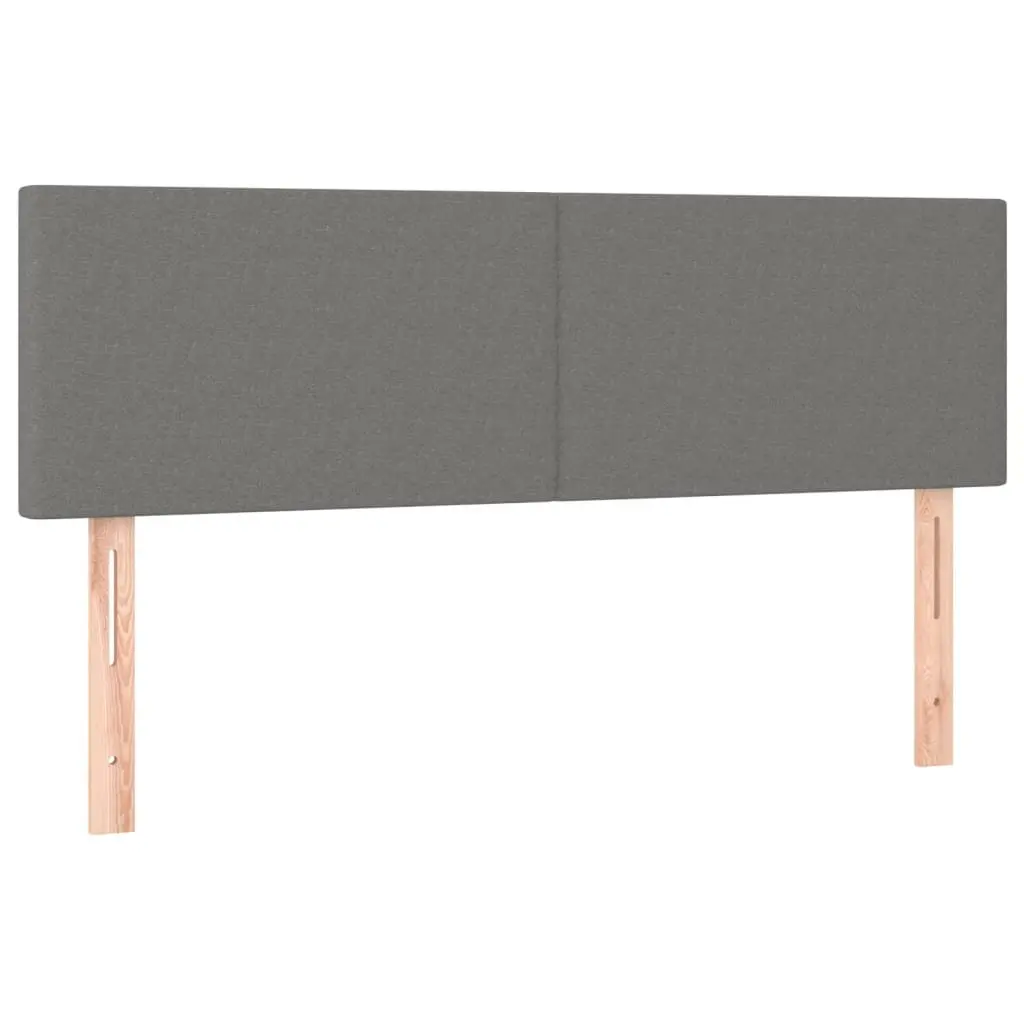 Box Spring Bed with Pocket Spring Mattress for Bedroom Queen Size Dark Grey