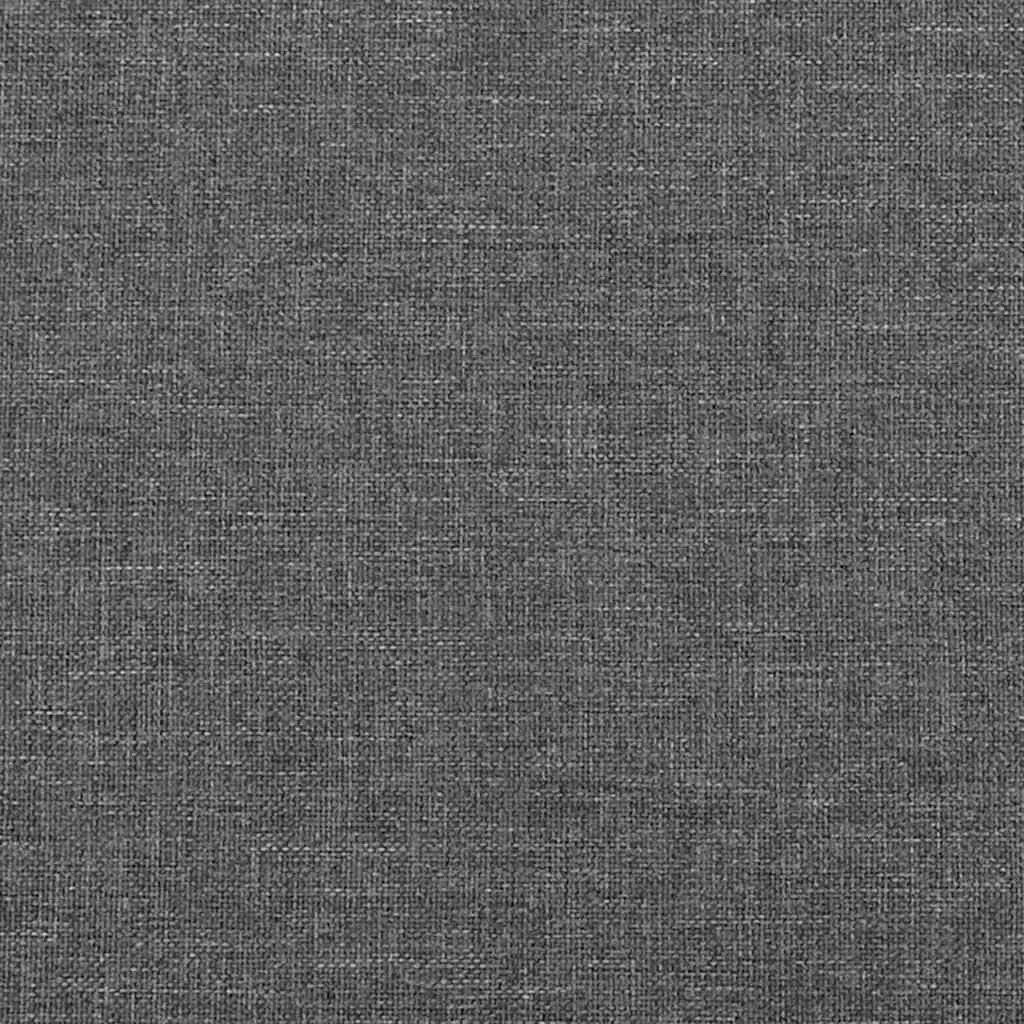 Box Spring Bed with Pocket Spring Mattress for Bedroom Queen Size Grey Fabric