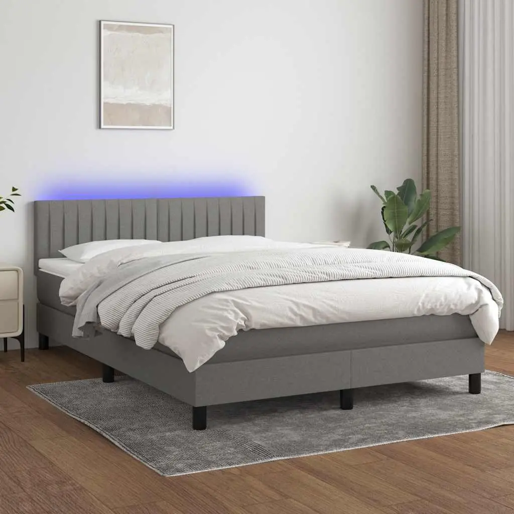 Queen Size Box Spring Bed with Pocket Spring Mattress