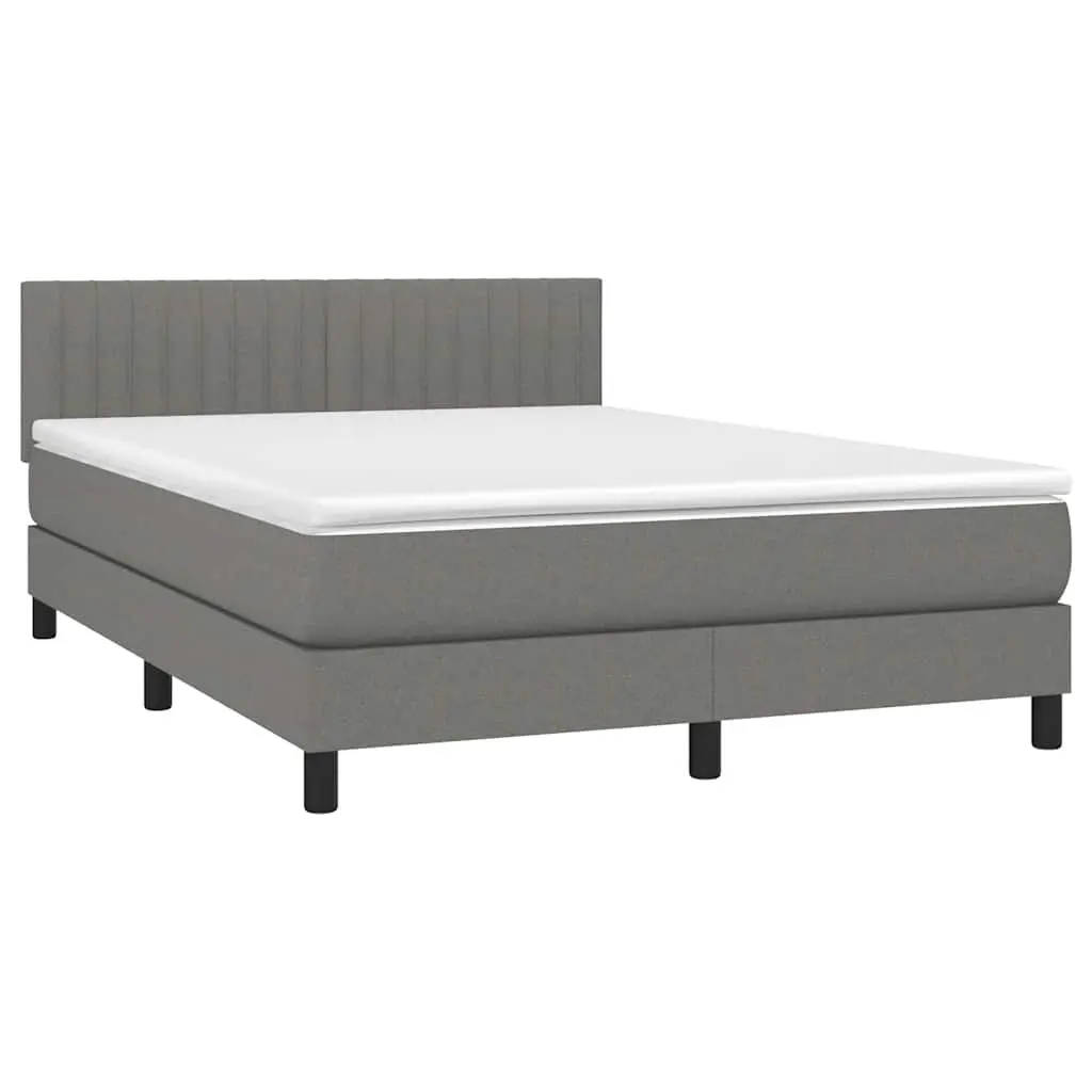 Queen Size Box Spring Bed with Pocket Spring Mattress